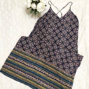 Old Navy Motif Print Maxi Dress